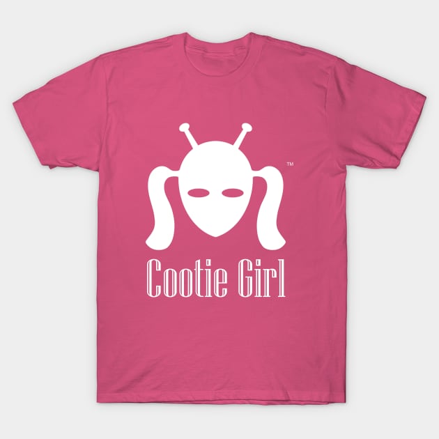 Cootie Girl   white T-Shirt by patrou